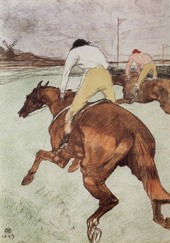 Henri de toulouse-lautrec The Jockey oil painting picture